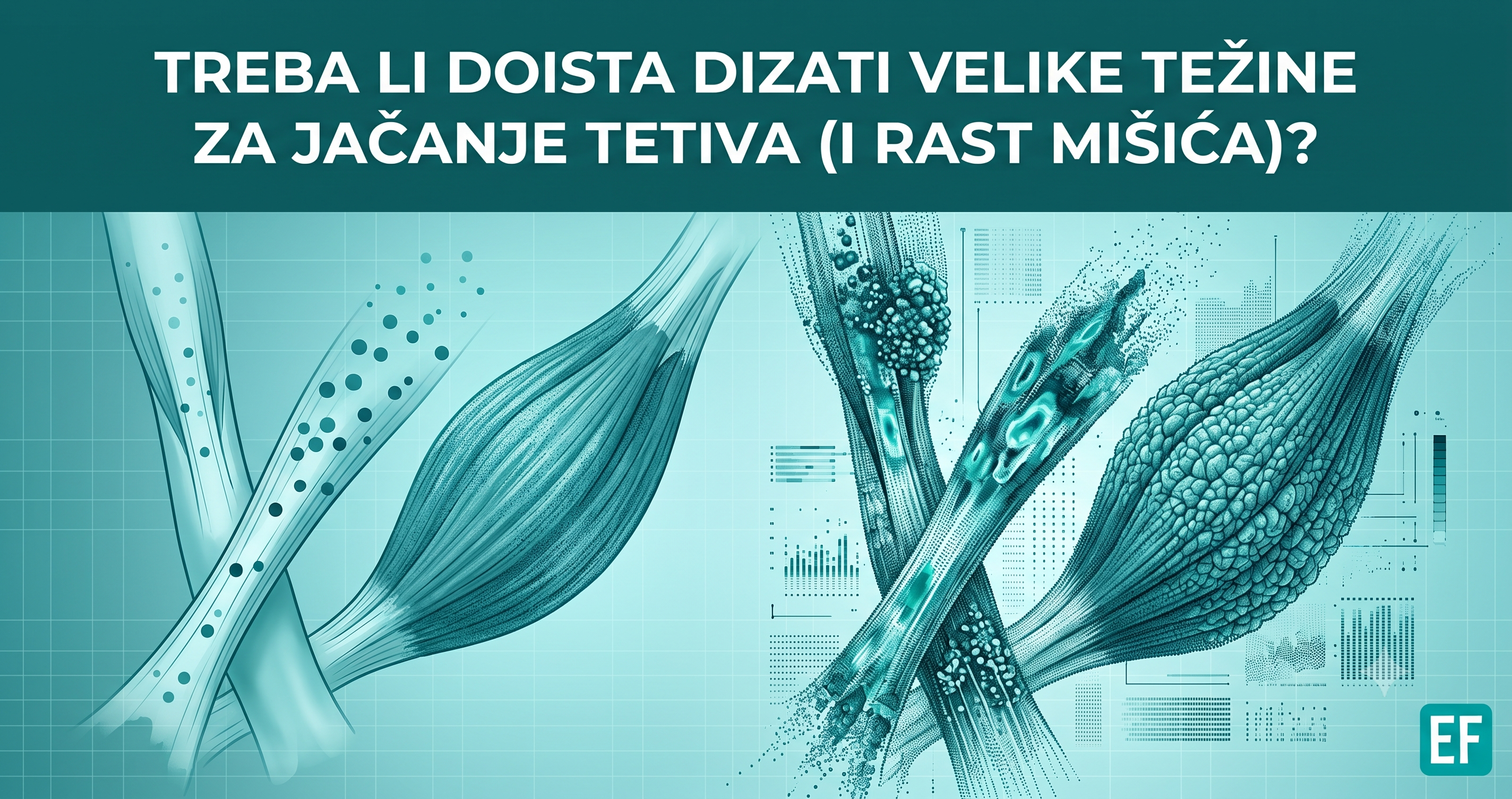 Treba li doista dizati velike težine za jačanje tetiva (i rast mišića)?